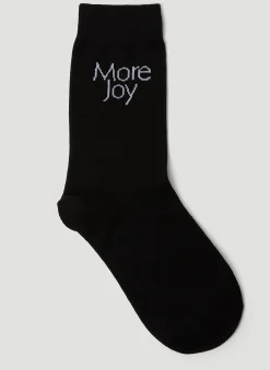 Pack Of Three Slogan Socks