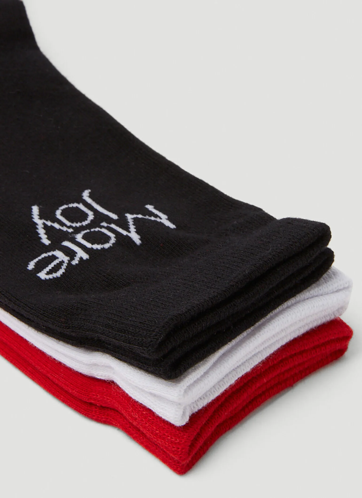 Pack Of Three Slogan Socks