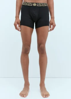 Pack Of Two Greca Border Briefs