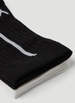 Pack Of Two Logo Intarsia Socks