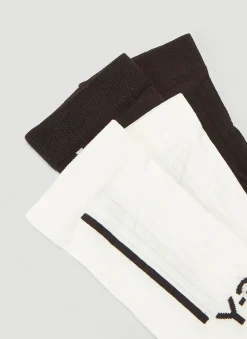 Pack Of Two Logo Intarsia Socks