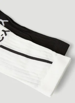 Pack Of Two Logo Intarsia Socks
