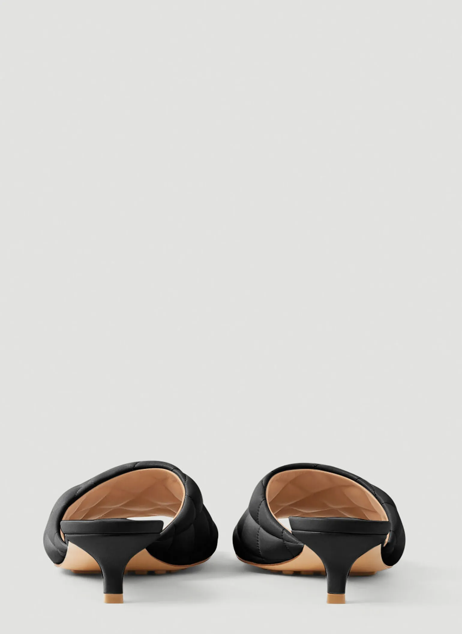 Padded Kitten Heel Mules