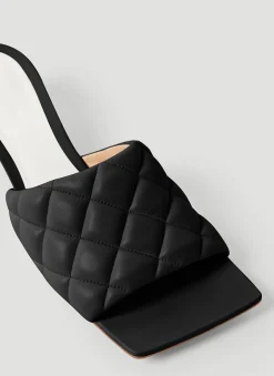 Padded Kitten Heel Mules