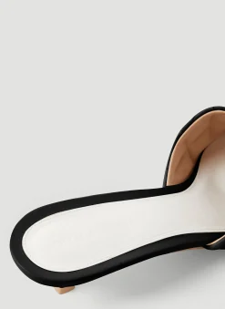 Padded Kitten Heel Mules
