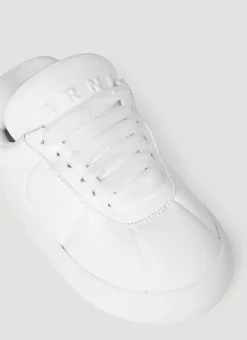 Padded Leather Sneakers