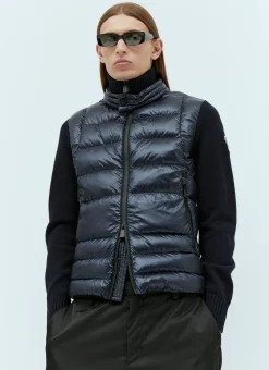 Padded Wool Cardigan