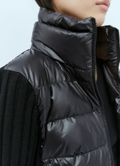 Padded Wool Cardigan