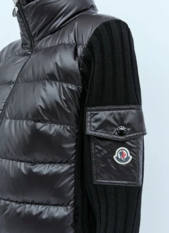 Padded Wool Cardigan