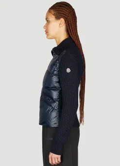 Padded Wool Cardigan