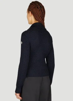 Padded Wool Cardigan