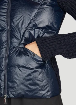 Padded Wool Cardigan