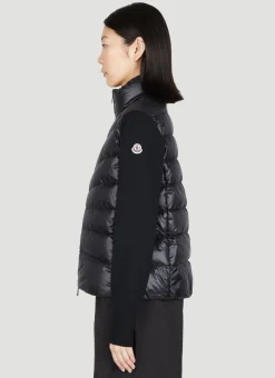 Padded Wool Cardigan