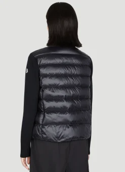 Padded Wool Cardigan