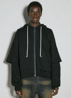 Padded Zip-Up Sweatshirt