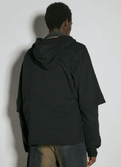 Padded Zip-Up Sweatshirt