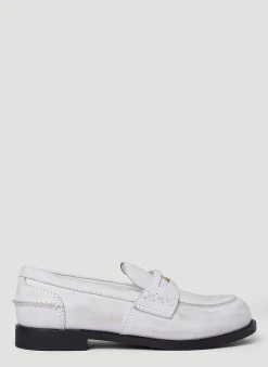 Painted Penny Loafers