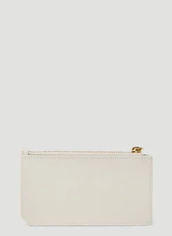 Painted Zip Top Card Holder