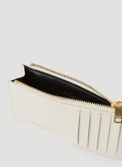 Painted Zip Top Card Holder