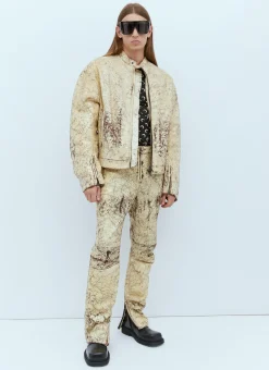 P-Alan Coated Leather Pants