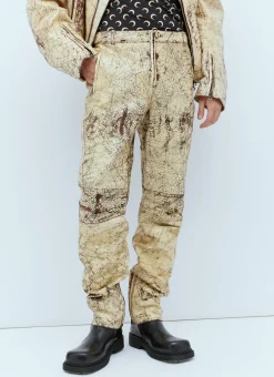 P-Alan Coated Leather Pants