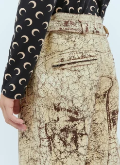 P-Alan Coated Leather Pants