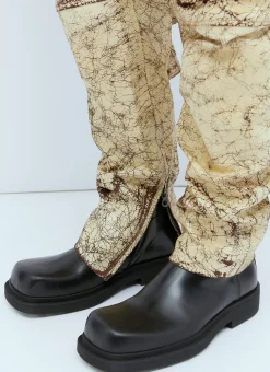 P-Alan Coated Leather Pants