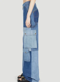 Panel Cargo Jeans
