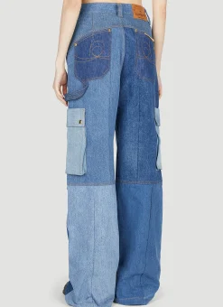 Panel Cargo Jeans