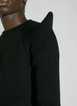 Panel Construction Knit Sweater