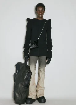 Panel Construction Knit Sweater
