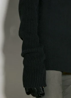 Panel Construction Knit Sweater