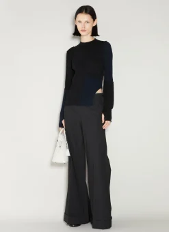 Panel Knit Sweater
