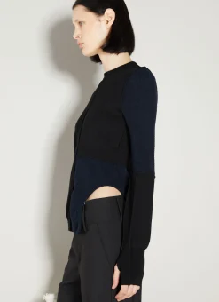 Panel Knit Sweater
