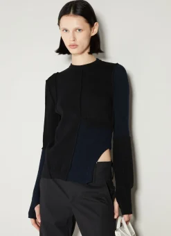 Panel Knit Sweater