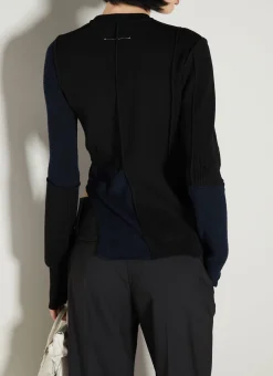 Panel Knit Sweater