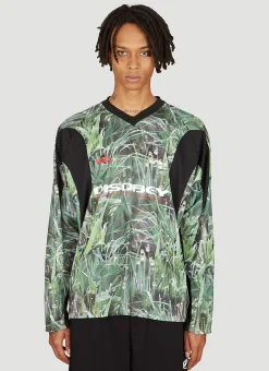 Panelled Football Jersey Top