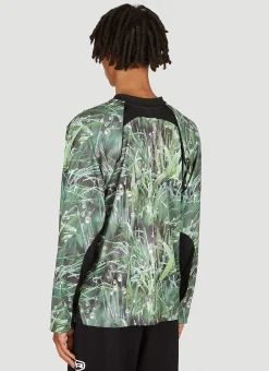 Panelled Football Jersey Top