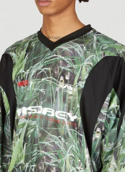 Panelled Football Jersey Top