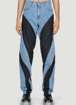Panelled Jeans