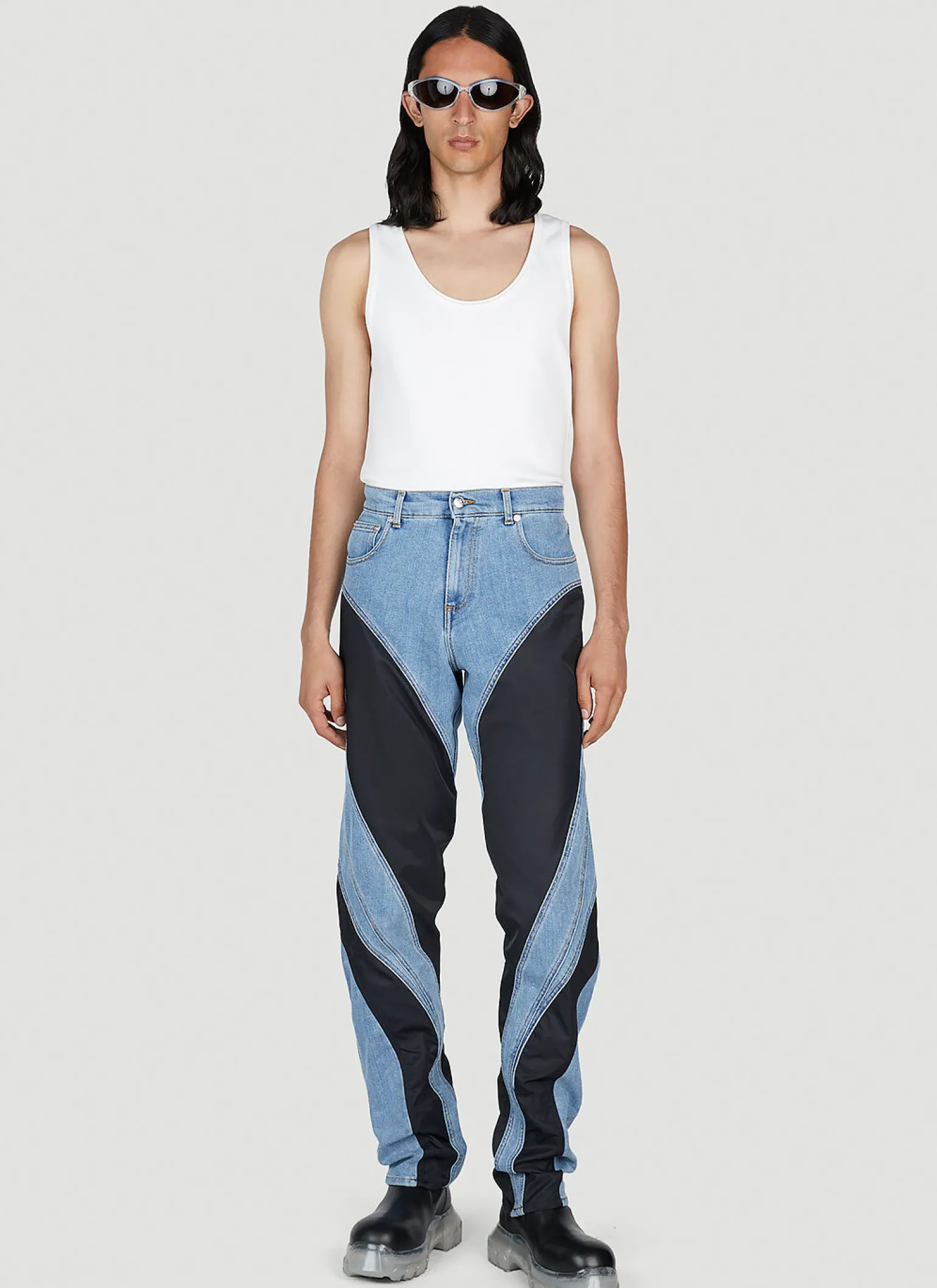 Panelled Jeans