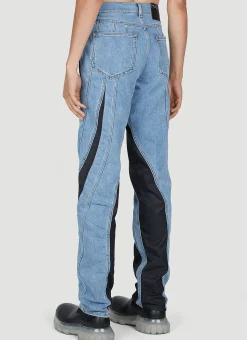 Panelled Jeans