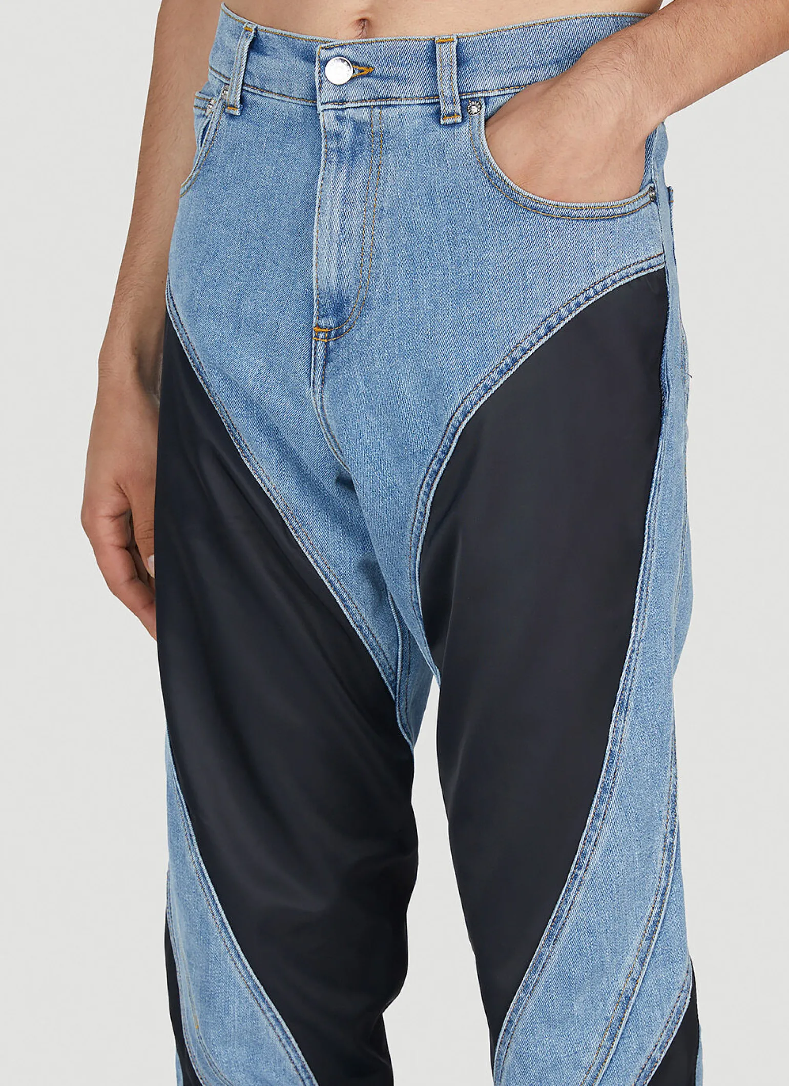 Panelled Jeans