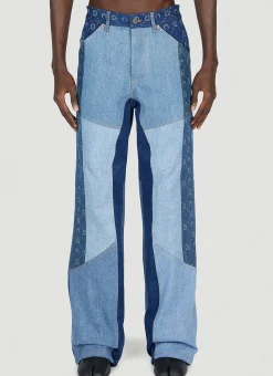 Panelled Jeans