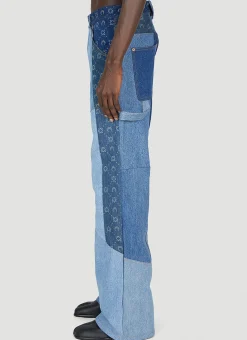 Panelled Jeans