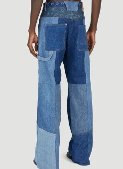 Panelled Jeans