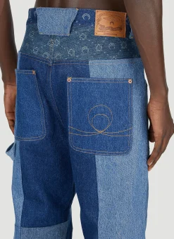 Panelled Jeans