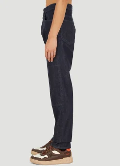 Panelled Jeans