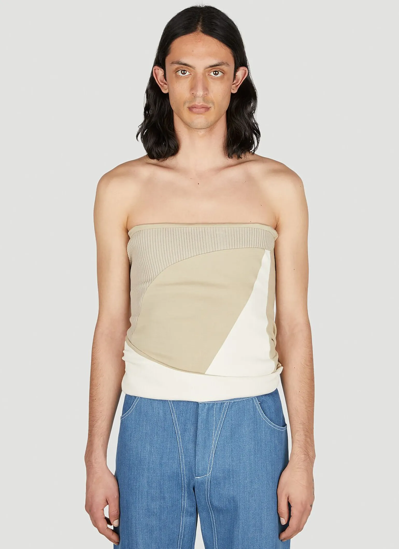 Panelled Tube Top