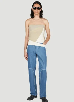 Panelled Tube Top